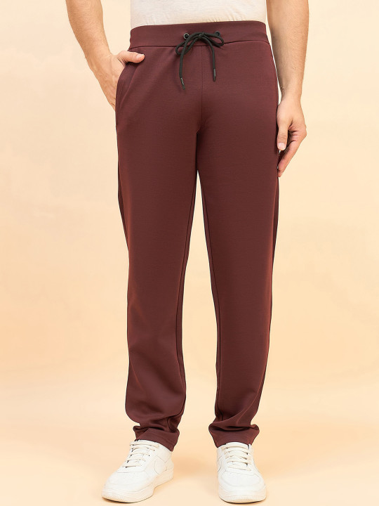 Sweet Dreams Maroon Men Mid Rise Track Pants