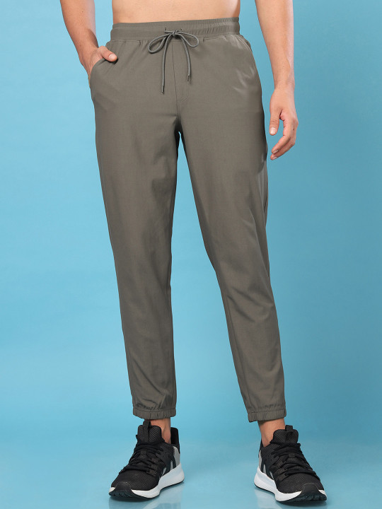 Technosport Men Mid-Rise Rapid-Dry Relaxed Fit Joggers