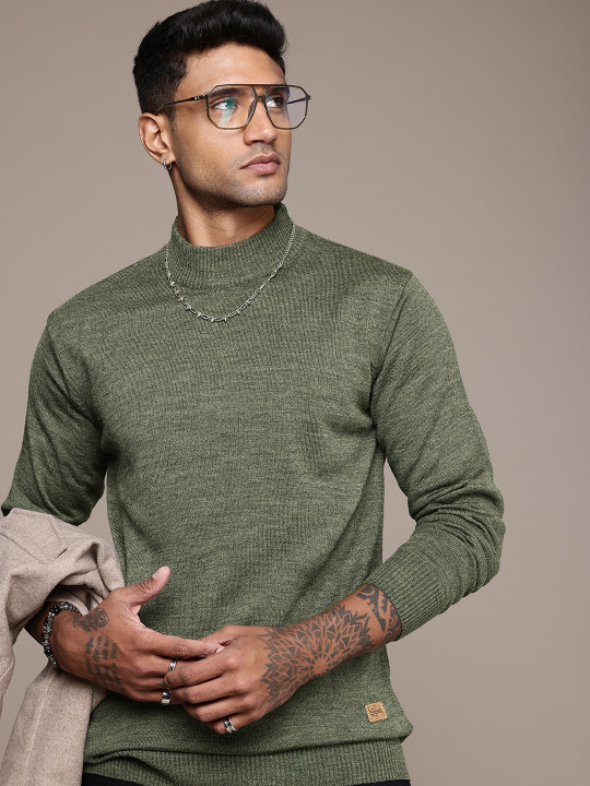 Roadster The Life Co. Mock Collar Pullover Sweater