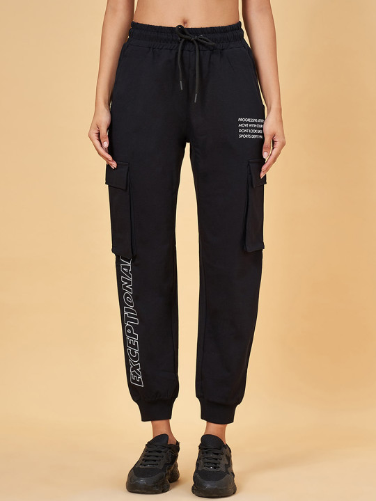 Ajile by Pantaloons Women Printed Mid Rise Joggers