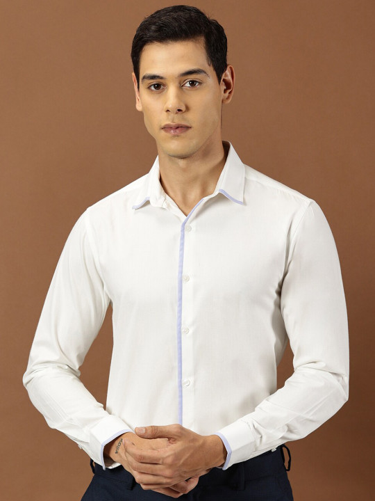 INVICTUS Original Slim Fit Spread Collar Cotton Formal Shirt