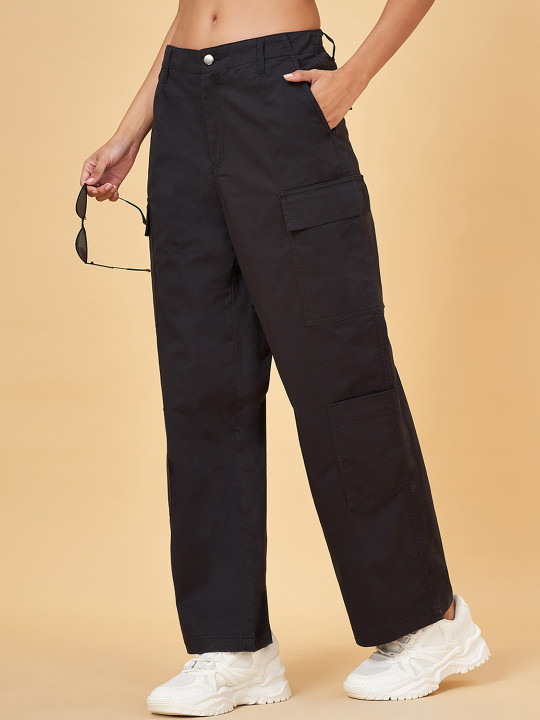 YU by Pantaloons Women Relaxed-Fit Track Pants