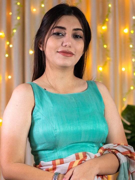 I LOVE SAREES Padded Sleeveless Saree Blouse