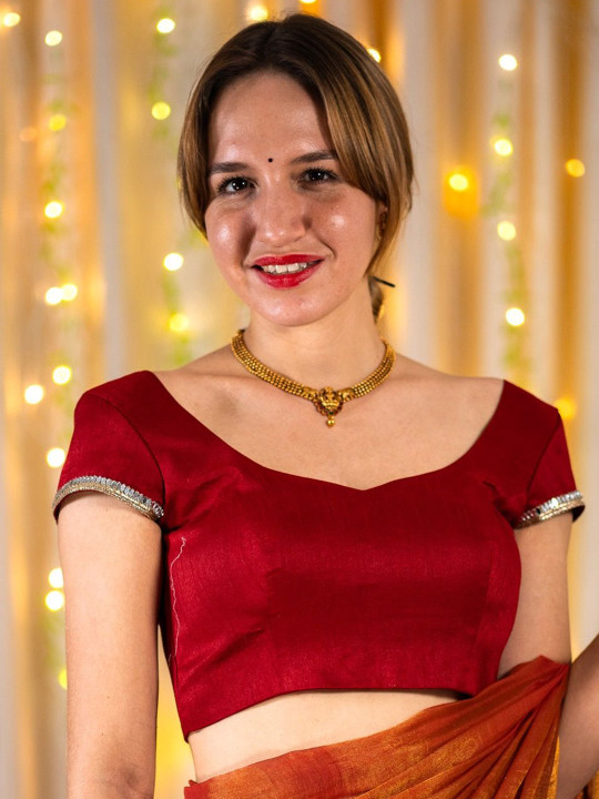 I LOVE SAREES Silk Saree Blouse