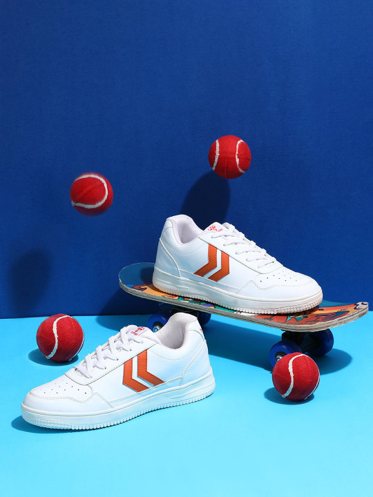 hummel Men Colourblocked PU Sneakers