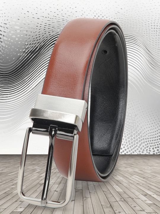 INVICTUS Men Leather Reversible Formal Belt