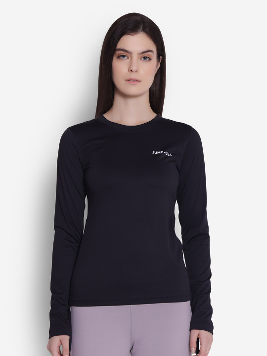 JUMP USA Women Applique T-shirt