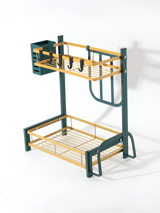 UMAI Green & Yellow Metal Regular Multi-Utility Organisers