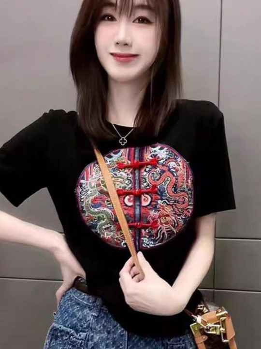StyleCast Girls Graphic Printed Round Neck Top
