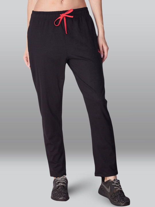 LYRA Women Solid Anti-Odour Cotton Track Pants