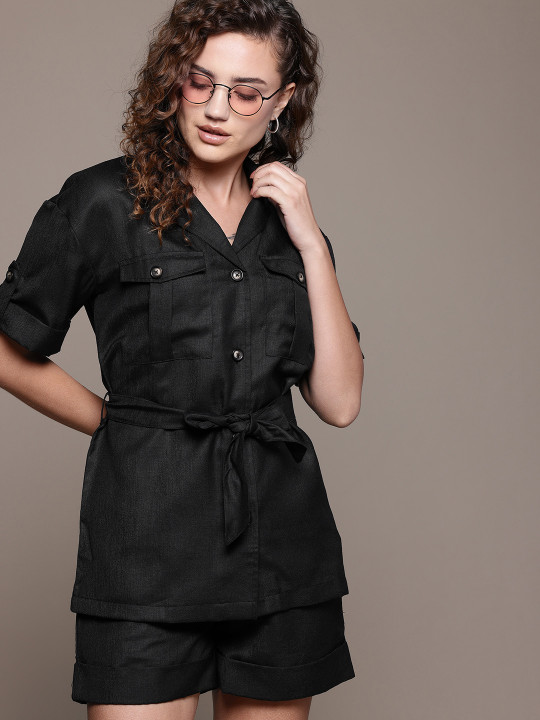 Roadster The Lifestyle Co. Shirt Collar Co-ords
