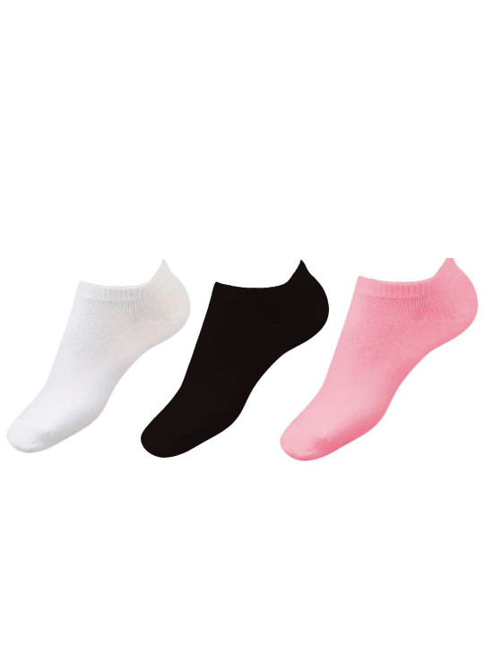 Yuneek Women Pack of 3 Cotton Ankle Length Socks