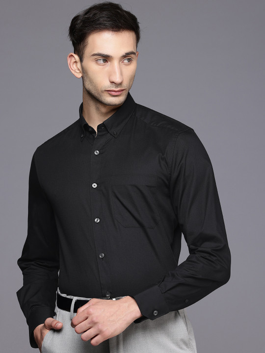 Louis Philippe Classic Fit Pure Cotton Formal Shirt