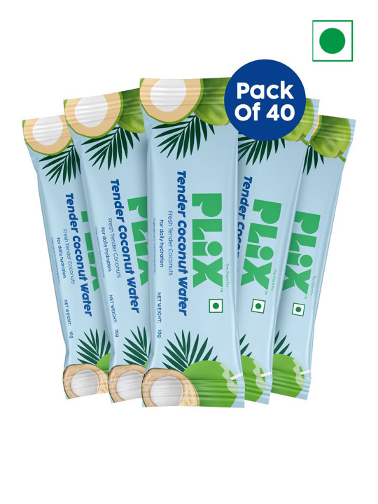 PLIX THE PLANT FIX Set Of 40 Tender Coconut Water Premix Powder - 10g Each