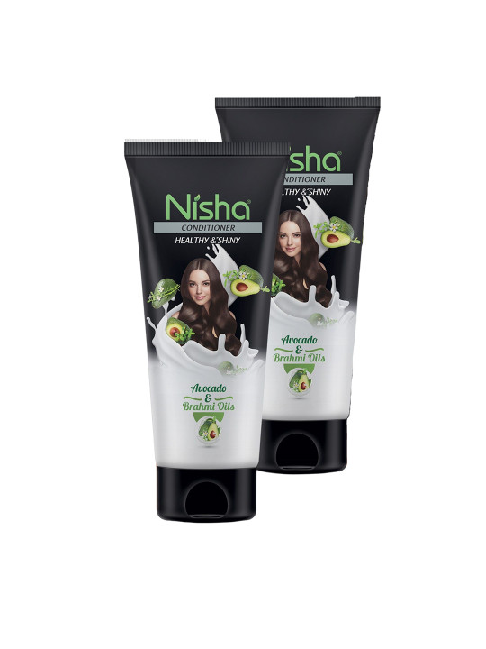 Nisha Set Of 2 Avocado & Brahmi Oil Hair Conditioner - 180 ml Each