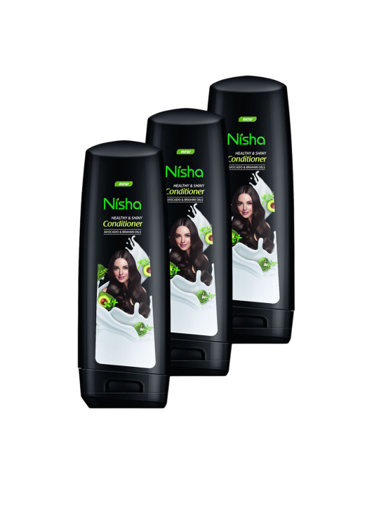 Nisha Set Of 3 Hair Conditioner With Avocado & Brahmi Oil - 80ml Each