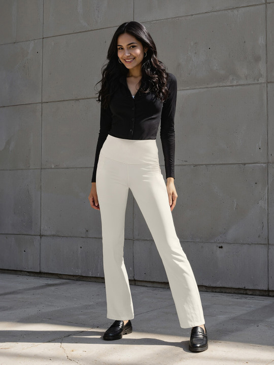 Blissclub Women Ultimate Straight Pants -Lite Regular Trousers