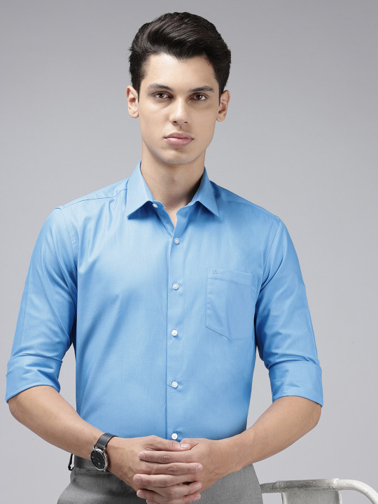 Arrow Pure Cotton Manhattan Slim Fit Opaque Formal Shirt