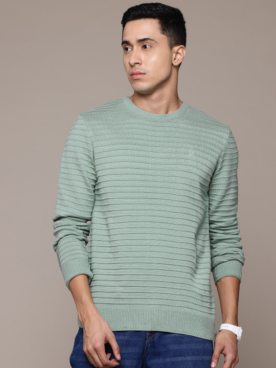 Roadster The Lifestyle Co. Self-Striped Pullover