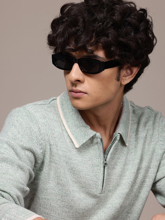 Roadster The Lifestyle Co. Acrylic Mock Collar Sweater