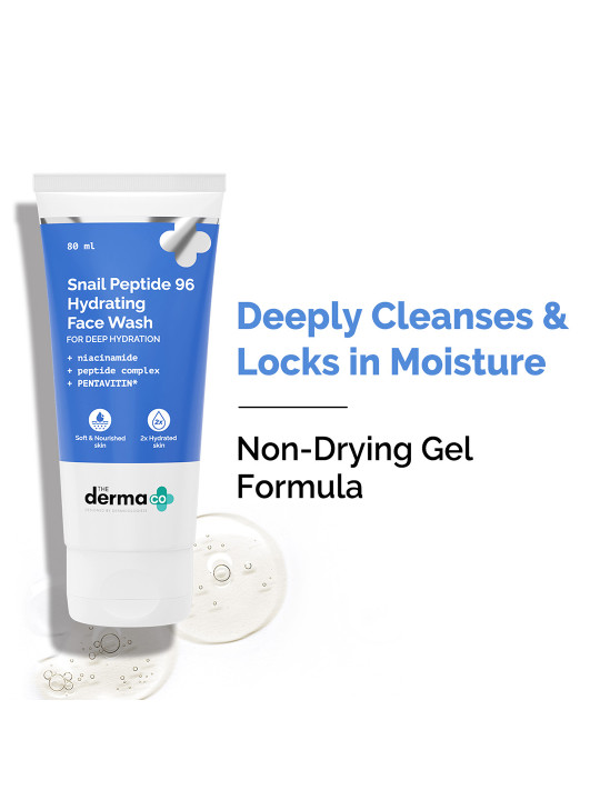 The Derma co. Snail Peptide 96 Hydrating Face Wash - 80ml