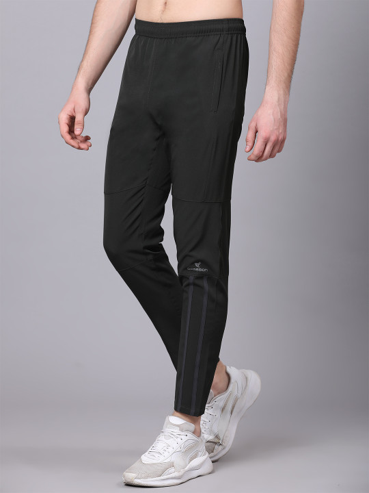 Dpassion Men Quick Dry Gym Training Track Pants Stretchable Workout Activewear