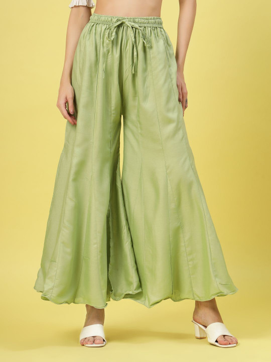 Clora Creation Women Flared Ethnic Palazzos