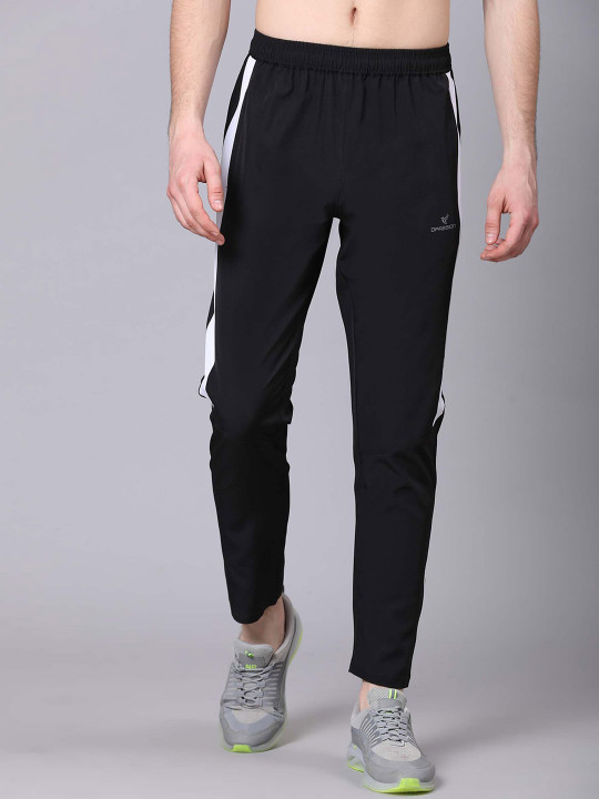 Dpassion Men Quick Dry Gym Training Track Pants Stretchable Workout Activewear