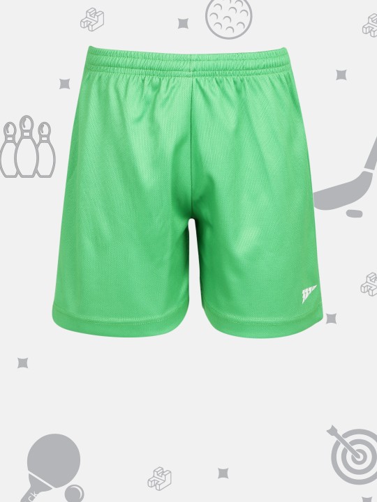 Boys Green Solid Sports Shorts 5-6Y