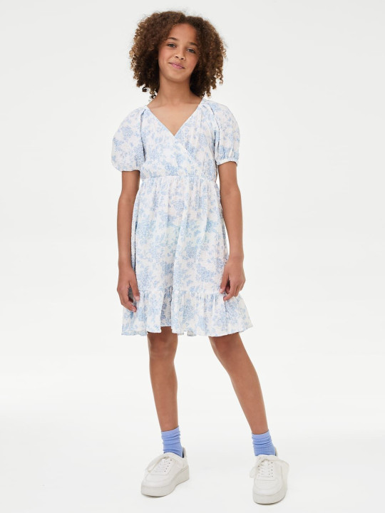 Marks & Spencer Cotton Rich Wrap Dress