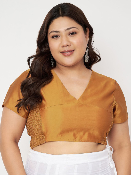studio rasa Plus Size Stretchable Crop Top
