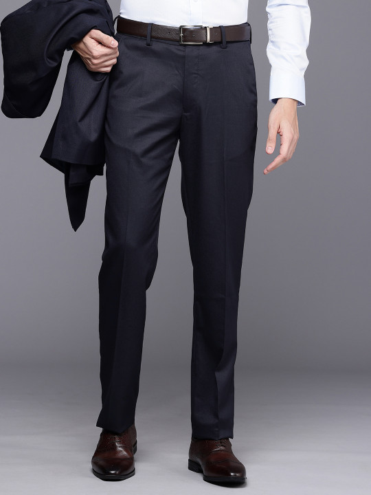 Louis Philippe Men Slim Fit Formal Trousers