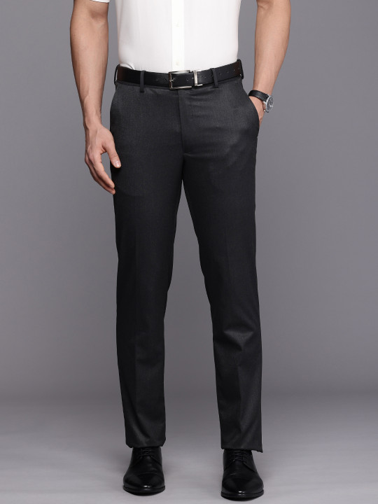 Louis Philippe Men Slim Fit Formal Trousers