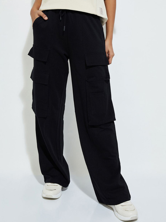 max URB_N Women Relaxed Fit Cargo Track Pants