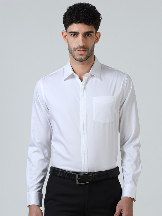 THE FORMAL CLUB Men Modern Regular Fit Signature Placket Formal Shirt