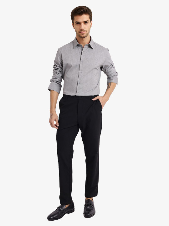 RARE RABBIT Men Comfort Boxy Opaque Casual Shirt
