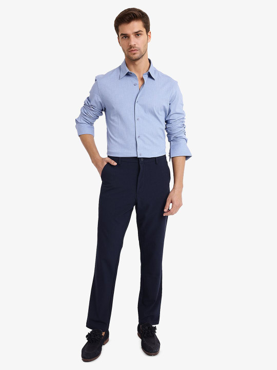 RARE RABBIT Men Comfort Boxy Opaque Solid Casual Shirt