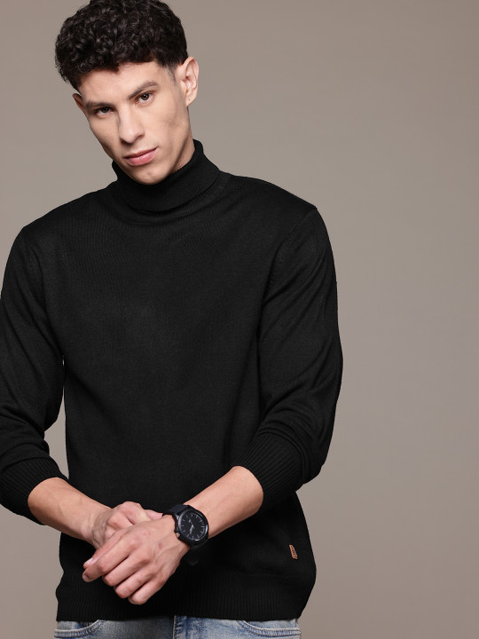 Roadster Men Turtle Neck Pullover
