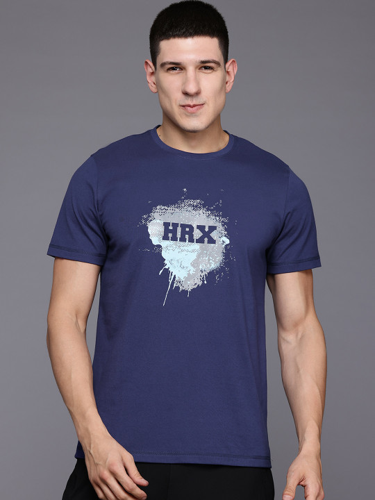 HRX by Hrithik Roshan Men Lifestyle Brand Logo Printed T-shirt