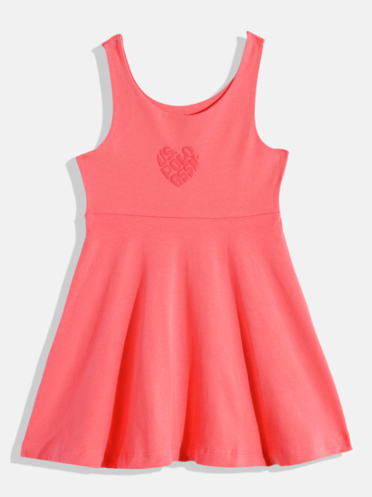 U.S. Polo Assn. Kids Embossed Fit & Flare Dress