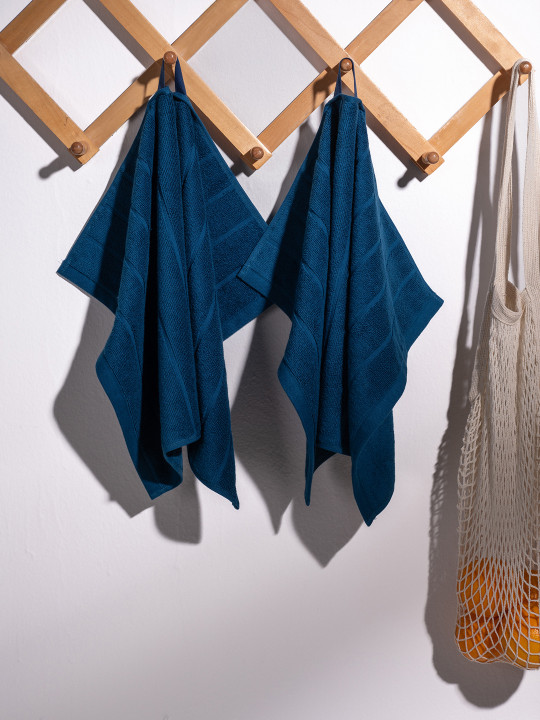 DAMENSCH Premium Cotton Soft Sheared Terry Better-Basic Hand Towel Set