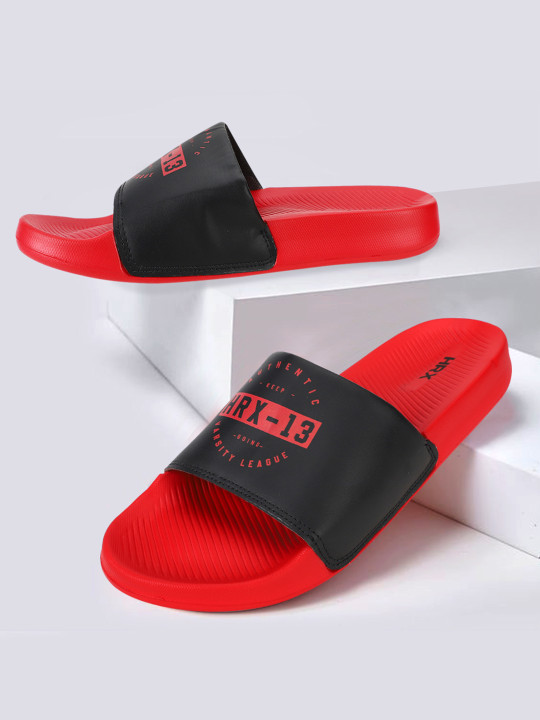 HRX by Hrithik Roshan Men Printed Sliders