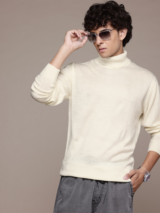 Roadster Men Turtle Neck Pullover