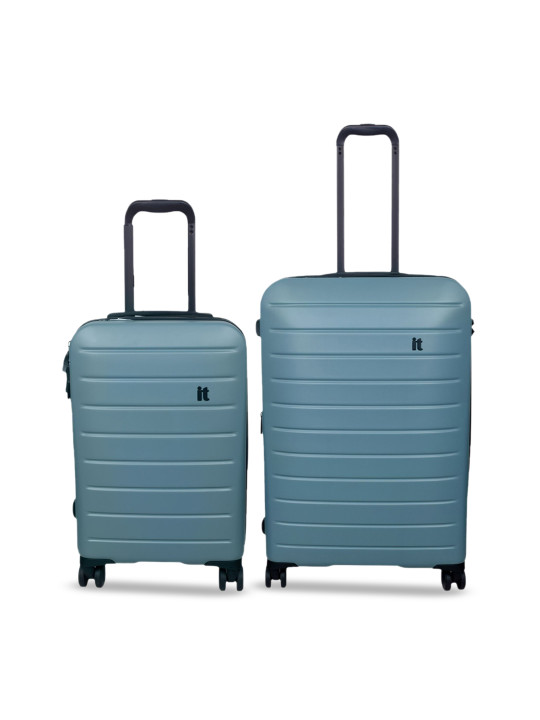 IT luggage Legion Set Of 2 Textured Hard Suitcase Trolley Bag