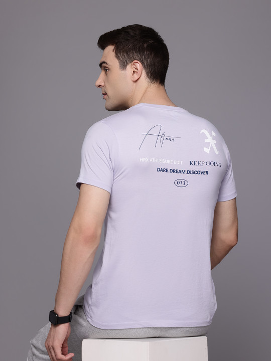 HRX by Hrithik Roshan Typography Printed Lifestyle T-shirt
