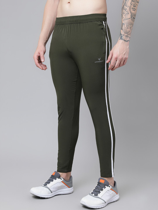 Dpassion Men Quick Dry Gym Training Track Pants Stretchable Workout Activewear