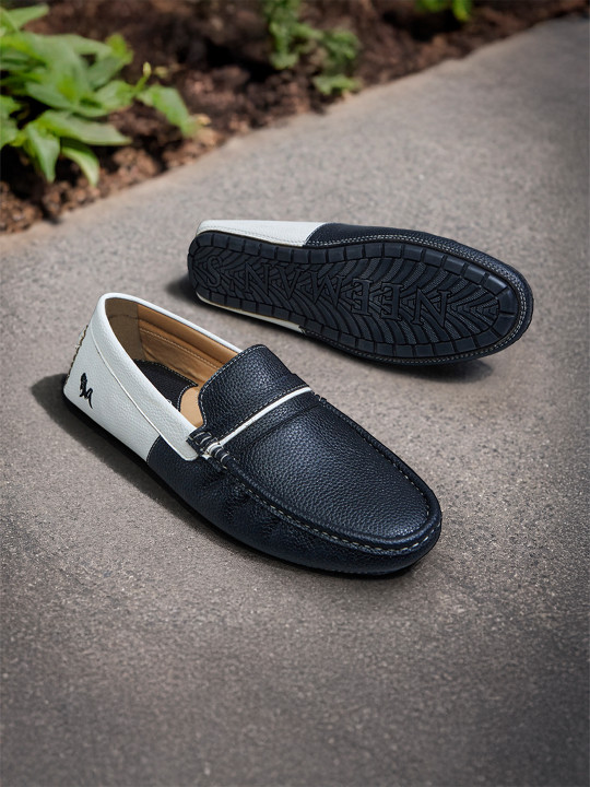 NEEMANS Color Block Loafers For Men