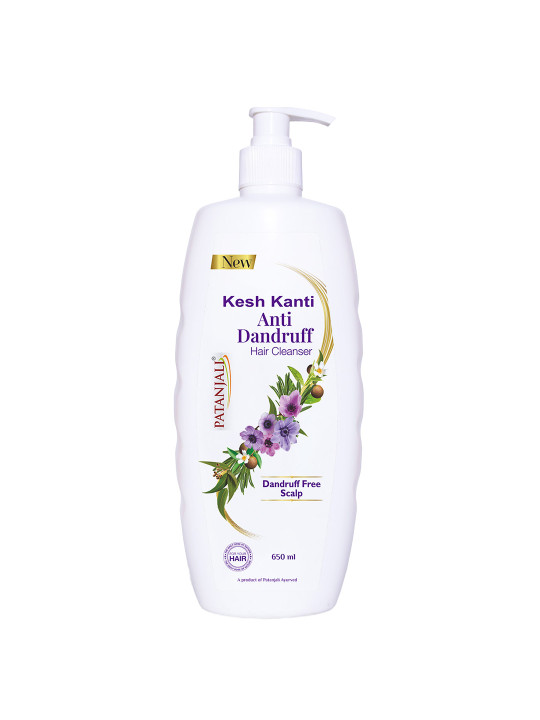 Patanjali Kesh Kanti Anti-Dandruff Hair Cleanser for Dandruff Free Scalp - 650 ml