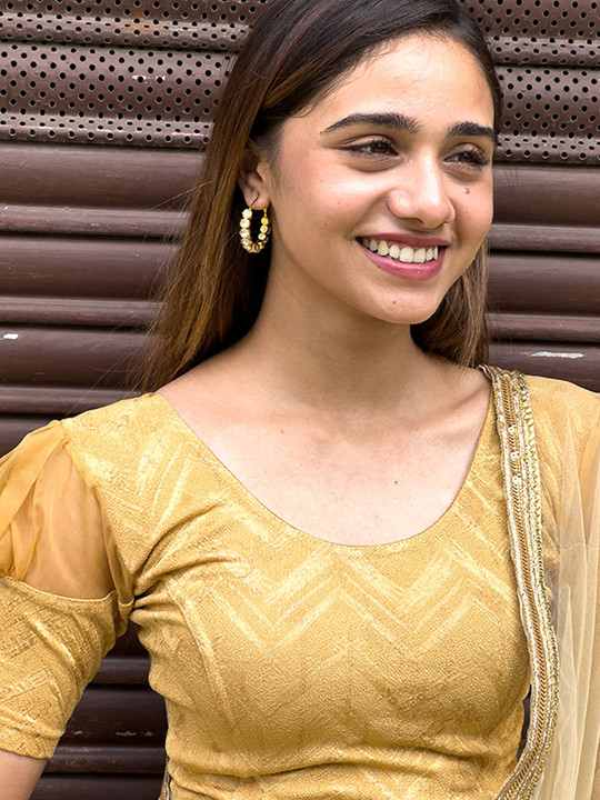 Bindigasm's Advi Embellished Saree Blouse