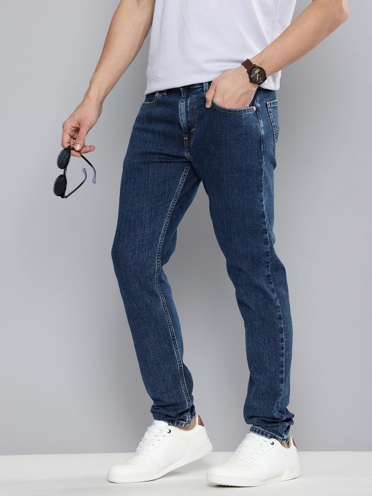 Men 512 Slim Tapered Fit Light Fade Stretchable Jeans deal from myntra